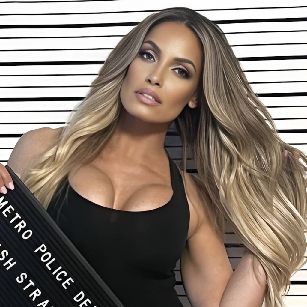 Trish Stratus - Metro Police Mugshot Theme Portrait | Divas World Order